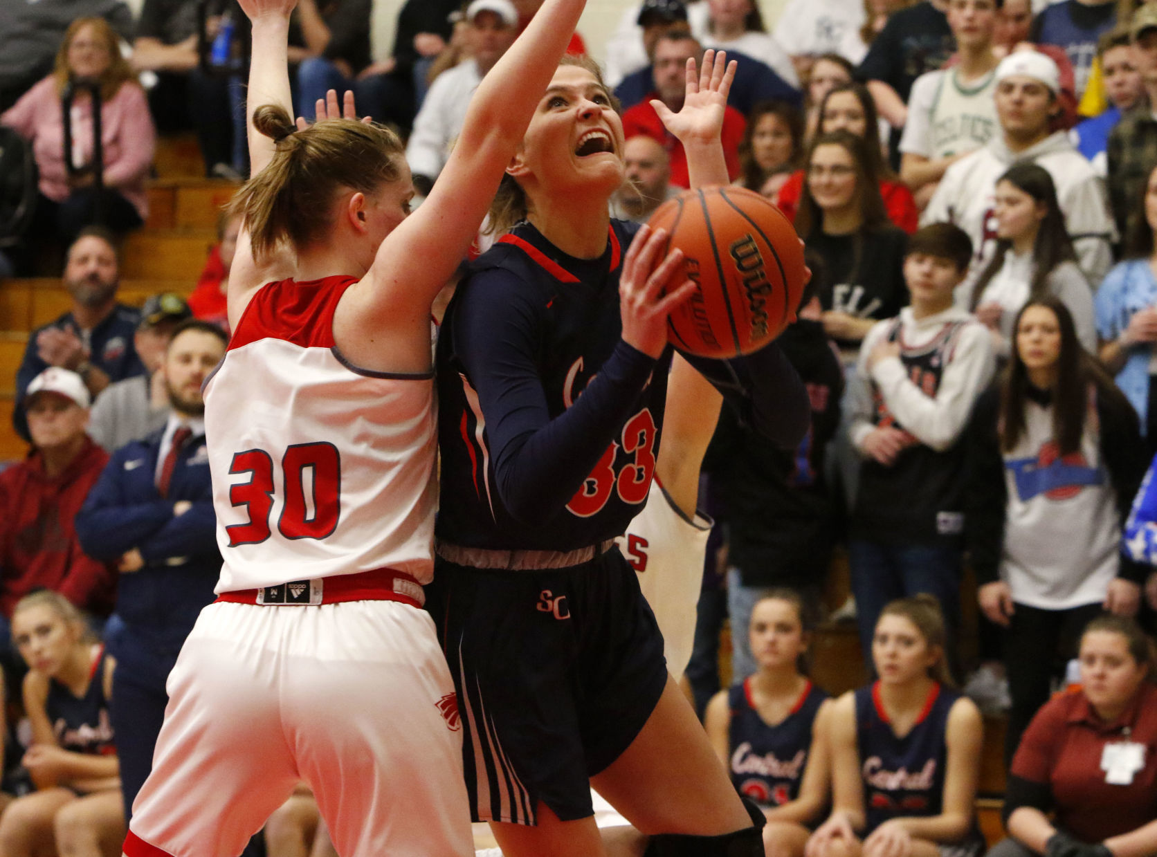 2A girls basketball semistate: South Central vs. Frankton